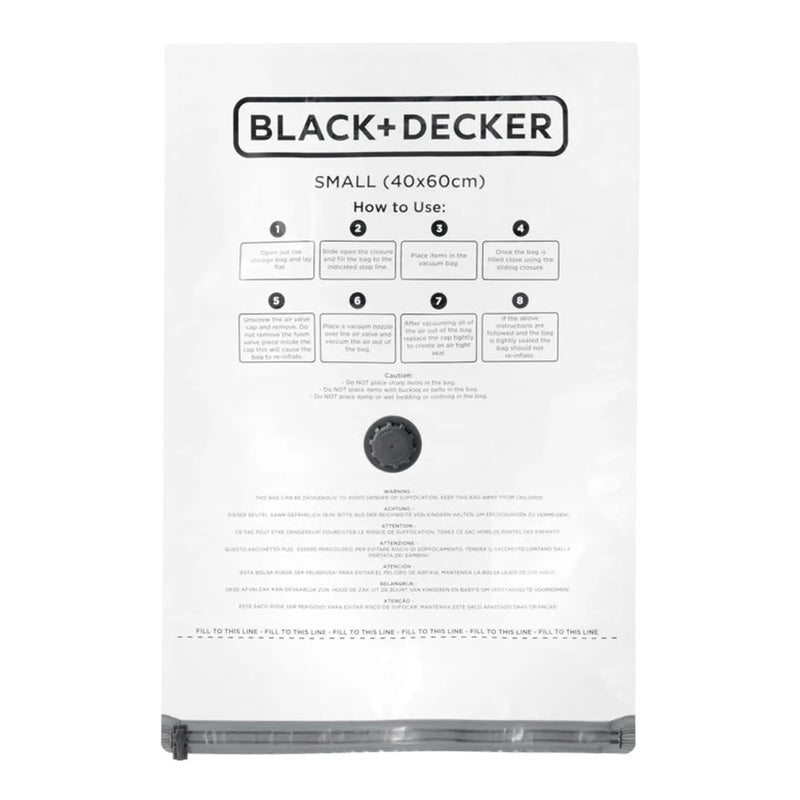 Black & Decker Vacuum Storage Bags Small 3 Pack