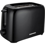 Daewoo Plastic Toaster 2 Slice Black
