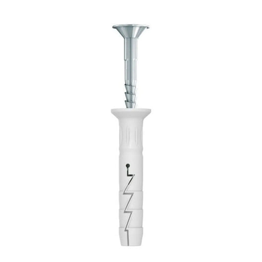 Rawlplug Nylon Hammer In Fixing With Countersunk Head 8X80 20 Pack