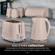 Tower Solataire 2 Slice Toaster Latte