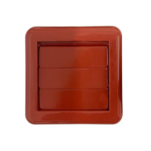 Securlec Externa Gravity Flap Terracotta 100mm 4"