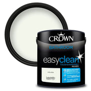 Crown Easyclean Bathroom Mid Sheen 2.5L Milk White