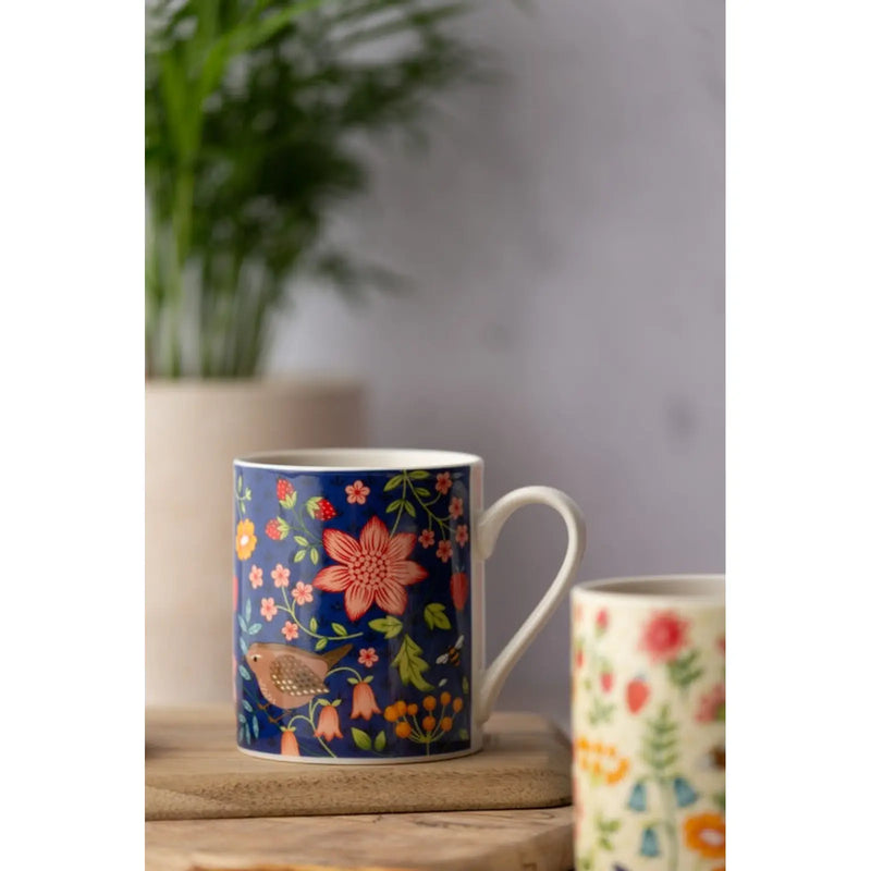 Price & Kensington Wild Flower Fine China Mug 380ml