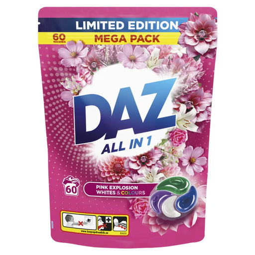 Daz Laundry Pods 60 Wash Pink Explosion