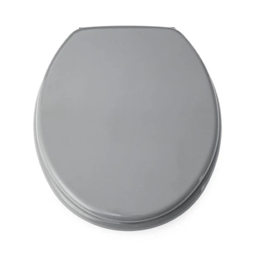 Blue Canyon MDF Toilet Seat With Stainless Steel Hinges Grey