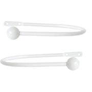 Jones Interiors Cosmos Metal Holdback White