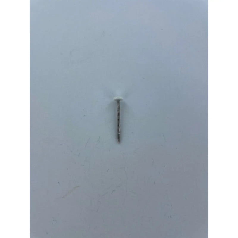 Securfix Stainless Steel Plastic Headed Pin White 30mm 50 Pack
