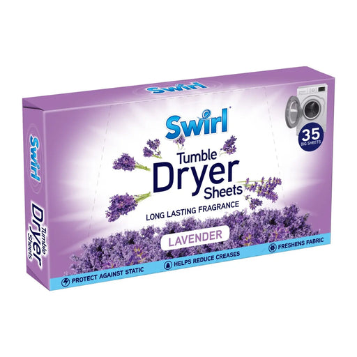 Swirl Tumble Dryer Sheets Lavender / 35 Pack