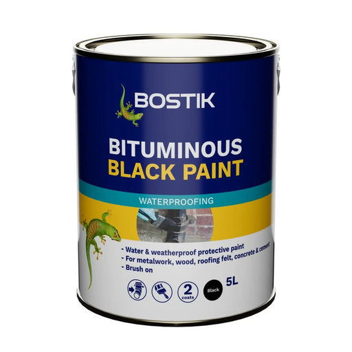 Bostik Bituminous Black Paint 5L