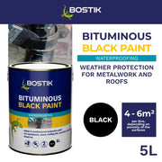 Bostik Bituminous Black Paint 5L