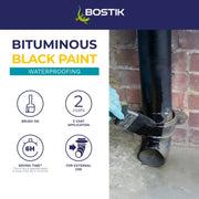 Bostik Bituminous Black Paint 5L