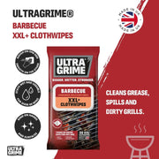 Ultragrime Life BBQ Cloth Wipes XXL 30 Pack