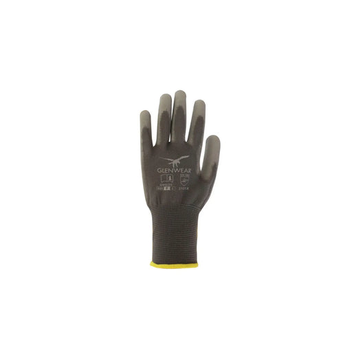 Glenwear Grey PU Glove Large