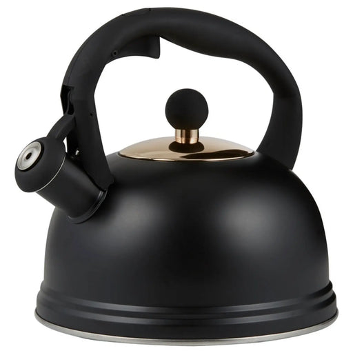 Price & Kensington Stove Top Whistling Kettle 1.8L Black