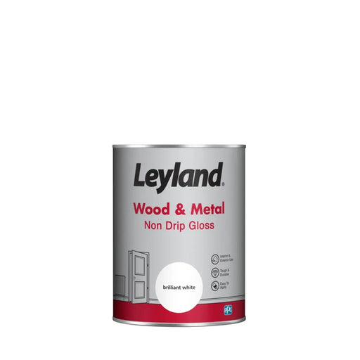 Leyland Wood & Metal Non Drip Gloss 2.5L Brilliant White