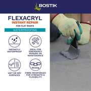 Bostik Flexacryl Instant Repair 1kg Grey