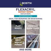 Bostik Flexacryl Instant Repair 1kg Grey