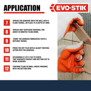 Evo-Stik Wall Tile Adhesive & Grout Mould Resistant Economy 1L