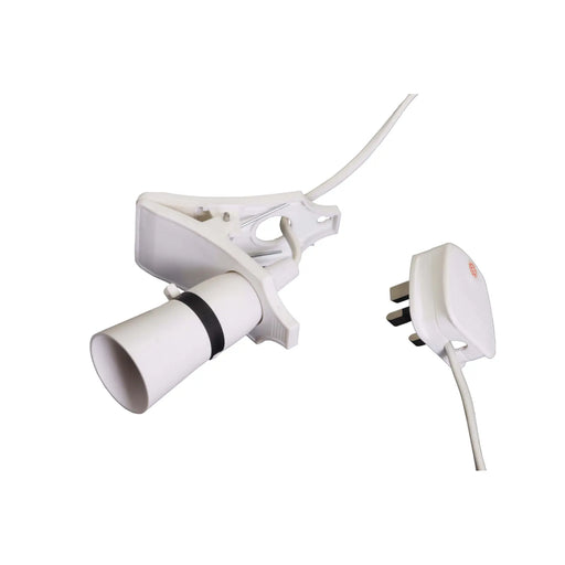 Securlec Clip on Lamp With 2m Flex & Plug Pre-Packed