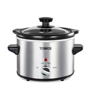 Tower Stainless Steel Slow Cooker 1.5L