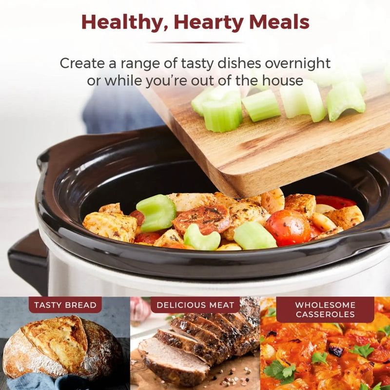 Tower Stainless Steel Slow Cooker 1.5L