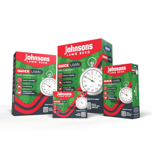 Johnsons Lawn Seed Quick Lawn with Accelerator 200sqm/4.25kg