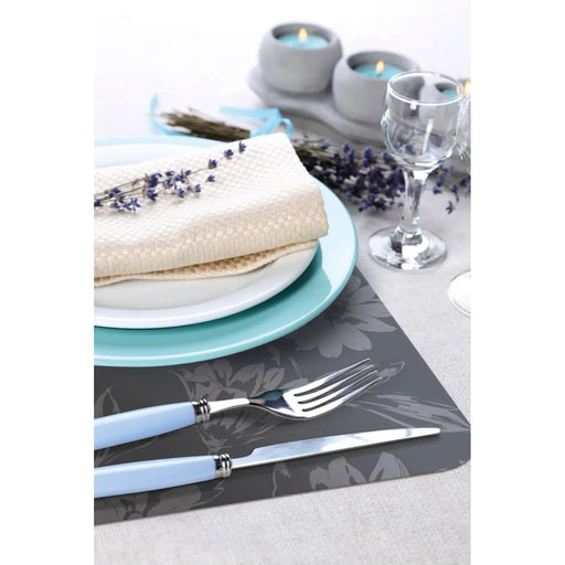 d-c-fix® Stella Anthrazit Wipe Clean Placemat Pack 12