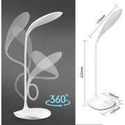 Extrastar Rechargable Dimmable Desk Lamp With Usb 3w White