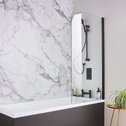 Kartell Nero Round Bath Screen 780mm