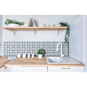 d-c-fix® Self Adhesive Wall Tile Cuba Blue 15cm x 15cm / Pack Of 6