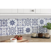 d-c-fix® Self Adhesive Wall Tile Cuba Blue 15cm x 15cm / Pack Of 6