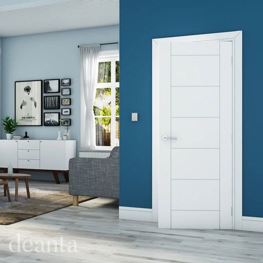 Deanta Seville White Primed Door 1981 x 762mm