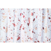 Croydex Shower Curtain 1800mm Pink Terrazzo