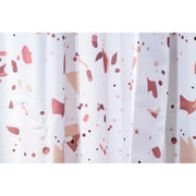Croydex Shower Curtain 1800mm Pink Terrazzo