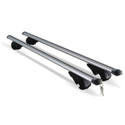 Streetwize Aluminium Locking Bars For Roof Rails 135cm