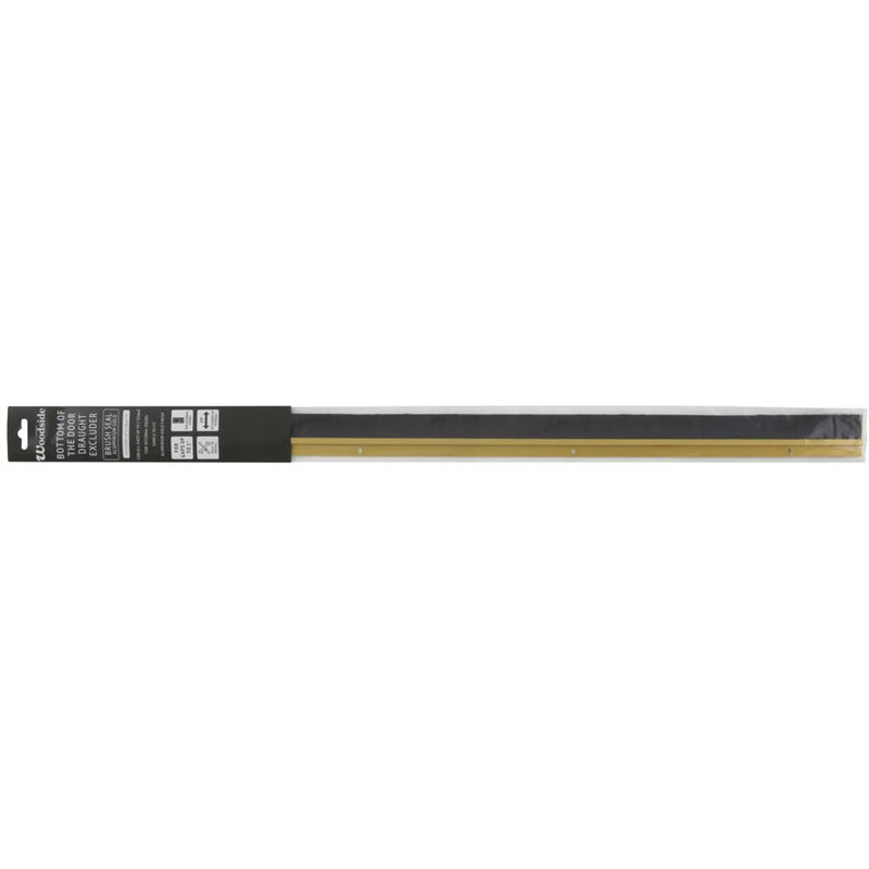 Woodside Aluminium Brush Seal Gold Coloured
