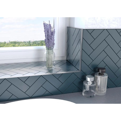 Tile Rite L Profile Trim 10mm x 2.44m Cast Iron