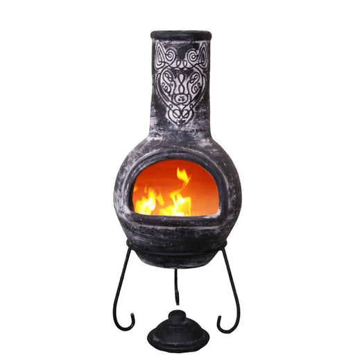 Gardeco Wolf Charcoal Mexican Chimenea 110cm