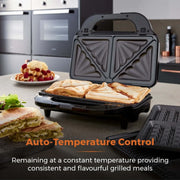 Tower 3 in 1 Deep Fill Sandwich Maker 900w