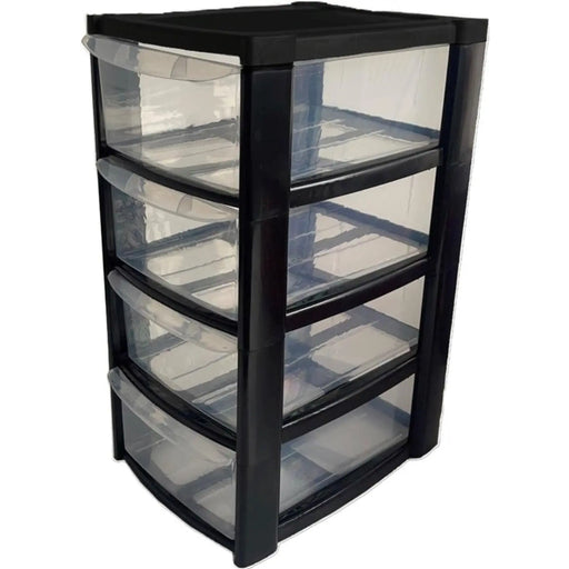 TML A5 4 Drawer Mini Tower Black