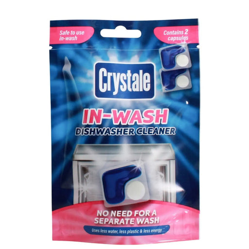 Crystale In Wash Dishwasher Clearner Pack 2
