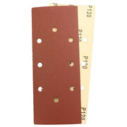 Abracs Orbital Clamped Sander Sheets With Holes 93mm x 230mm 120g