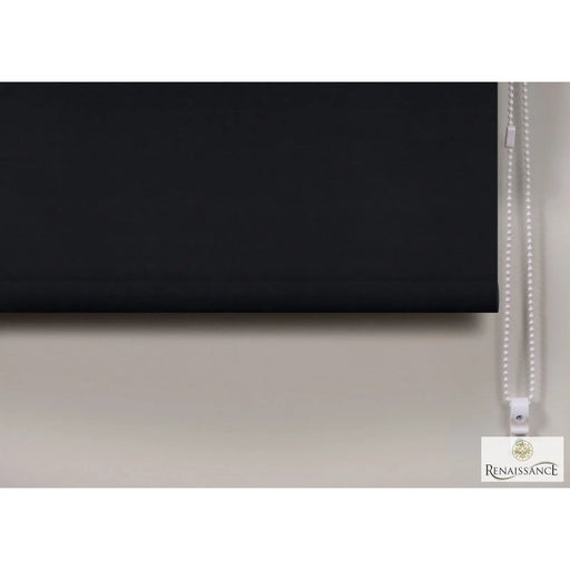 RENAISSANCE Classic Roller Blind Black 180cm