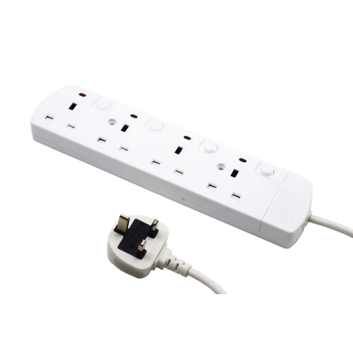 Securlec 4 Gang Extension Lead 2 Metre 13 Amp