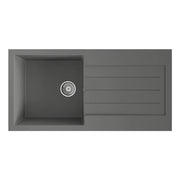Ellsi Grey Comite Sink & Waste 1 Bowl 100 x 50cm