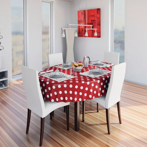d-c-fix® Manhattan Tablecloth - Venita Rot 20m Roll x 140cm