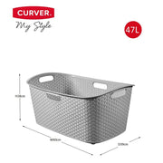 Curver My Style Laundry Basket Grey