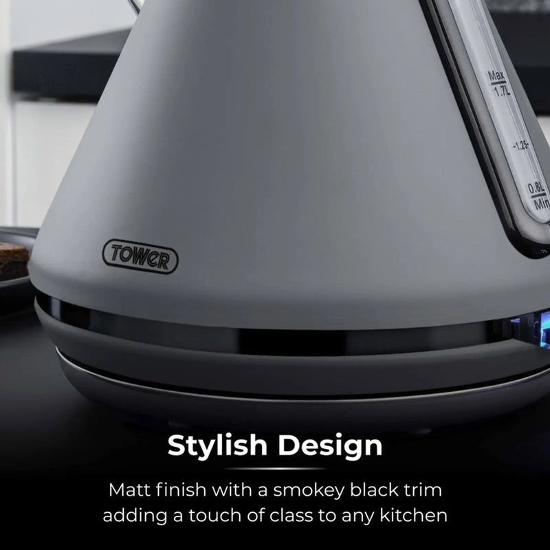 Tower Sera Grey Kettle 3kw 1.7L