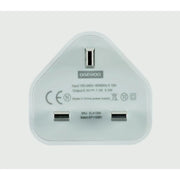 Daewoo Single USB Mains Charger 1a