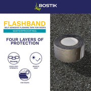Bostik Flashband Original with Primer 3.75m x 150mm